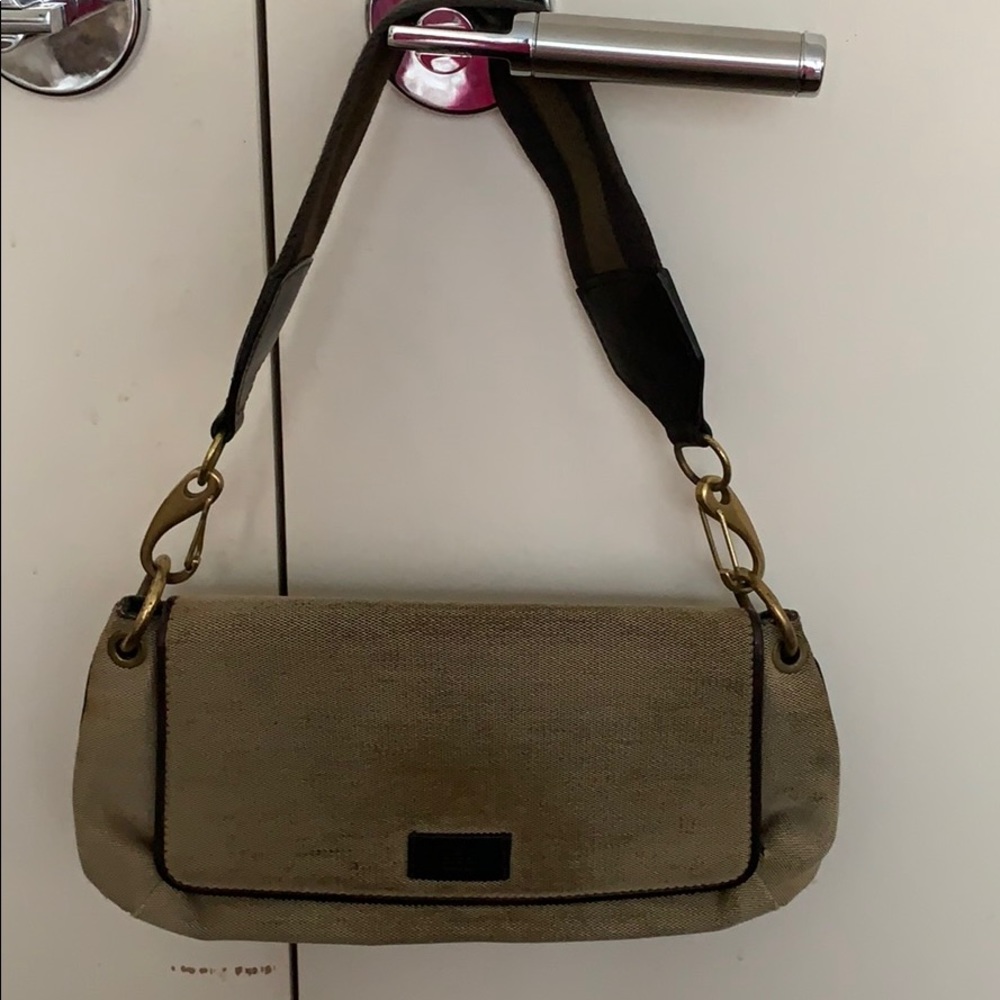Authentic Gucci canvas handbag